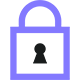 Icon of a lock for gated content