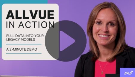 Allvue Solutions Engineer Barb Rockenbach demonstrates how to pull data into your legacy models in this short demo video