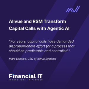 Featured in Financial IT: Allvue and RSM Launch Industry-First Agentic AI Operating Model for Capital Calls Featured in Financial IT: Allvue and RSM Launch Industry-First Agentic AI Operating Model for Capital Calls